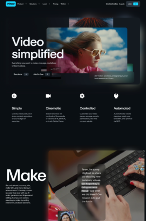 Vimeo Screenshot